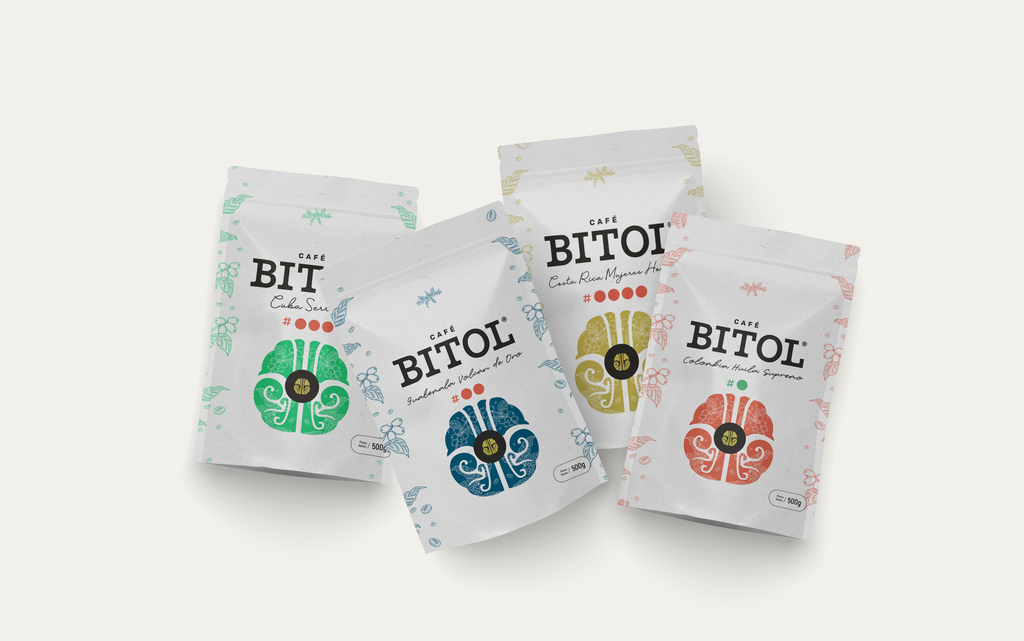 Pack Transformacion: 
Costa Rica Tarrazú, Marcala Honduras, Flamingo Chiapas y
Guatemala Antigua 125 grs