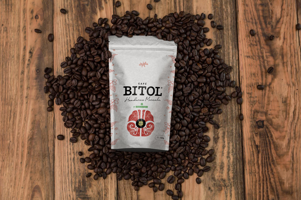Honduras Marcala: notas de albaricoque, cacao y caramelo.