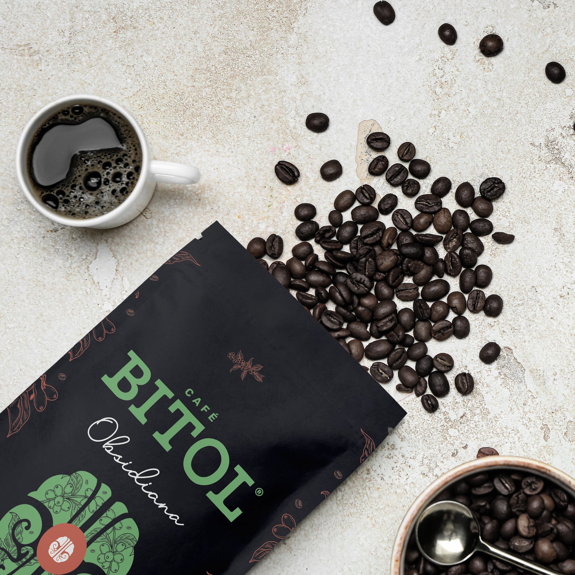 Café Bitol Obsidiana Intenso Molido 500 gramos