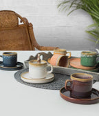 Chez Lorraine Juego de Tazas Con Platillo 12 Piezas.