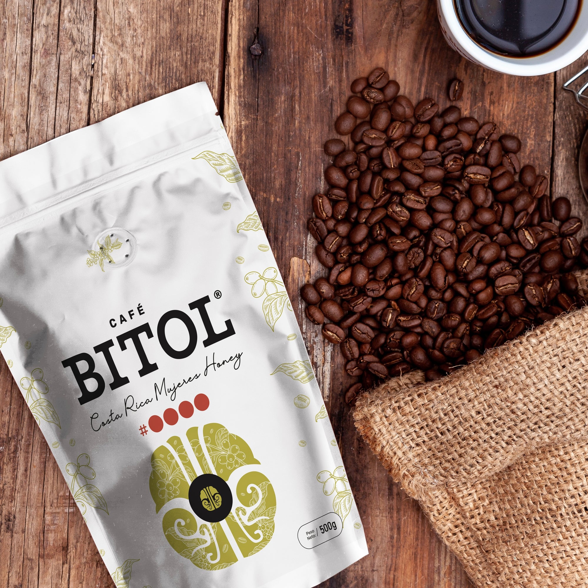Café Bitol # 4 Costa Rica Mujeres Yellow Honey 300 gramos