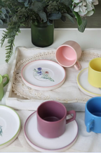 Chez Lorraine Juego de Tazas Con Platillo 12 Piezas